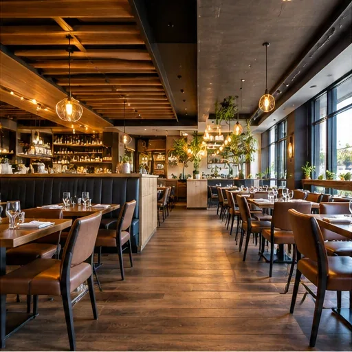 Illustrative restaurant interior 360 tour preview